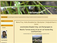 Tablet Screenshot of heliomatrix.de